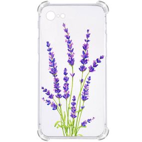 Прозорий протиударний чохол для iPhone 7/ iPhone 8 / iPhone SE 2 2020 / iPhone SE 3 2022 З принтом Лаванда