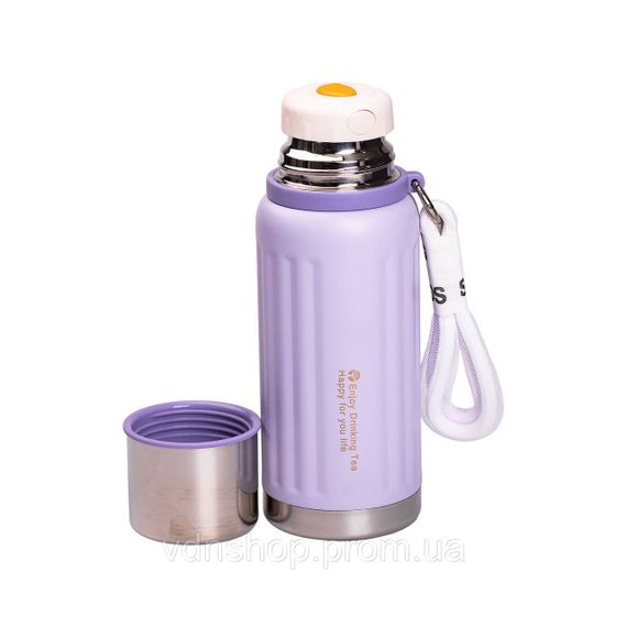 Термос Enjoy з нержавіючої сталі 600 мл бузковий HP-14-9V | Зображення 2