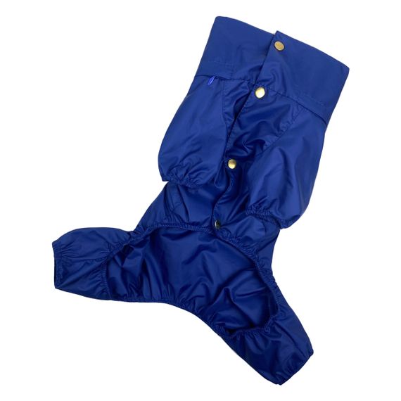 Дощовик із прихованим капюшоном синій M-87 | Зображення 3