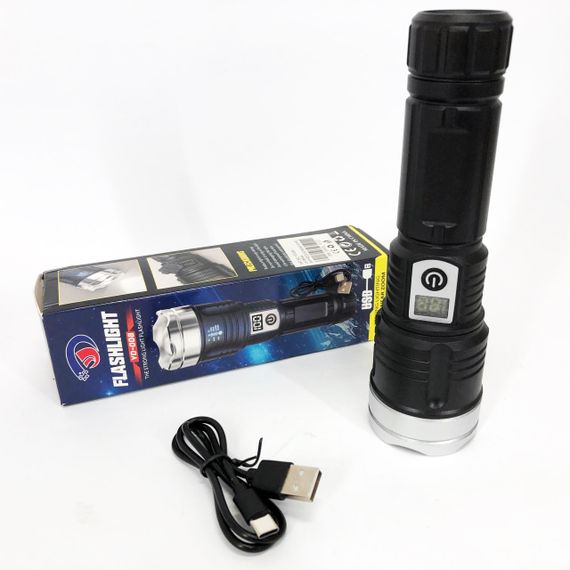 Ліхтар PLD-008 WHITE LASER LED PM10-TG, power bank, Ліхтарик тактичний акумуляторний ручний | Зображення 1