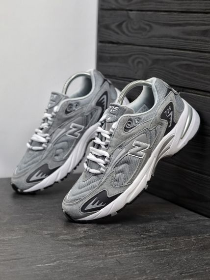 Кросівки New Balance весна-літо матеріал замш/шкіра/текстиль колір сірий | Зображення 1