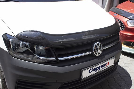 Дефлектор капота (EuroCap) для Volkswagen Caddy 2015-2020 гг | Зображення 2