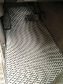 Коврики EVA (серые) Длинный, 4 штуки (передние и задние) для Nissan Patrol Y61 1997-2011 гг