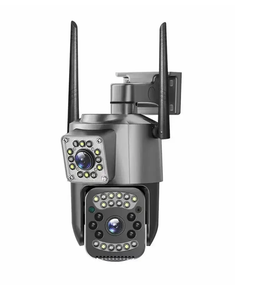 Уличная WIFI камера видеонаблюдения поворотная Smart Home Camera SC03 V380 Pro на два объектива