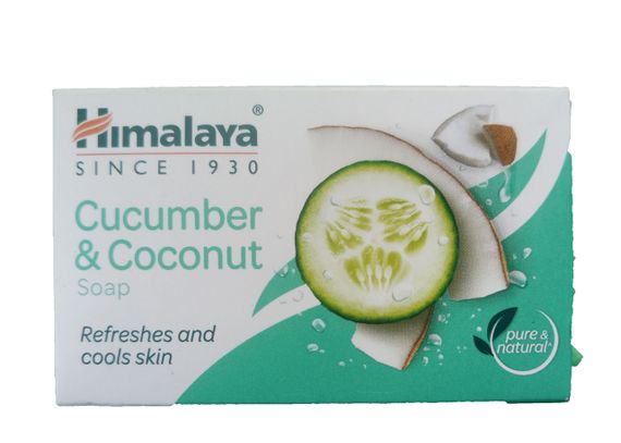 Мило з огірком і кокосом Himalaya Herbals, 75 г Cucumber — Coconut Soap Himalaya