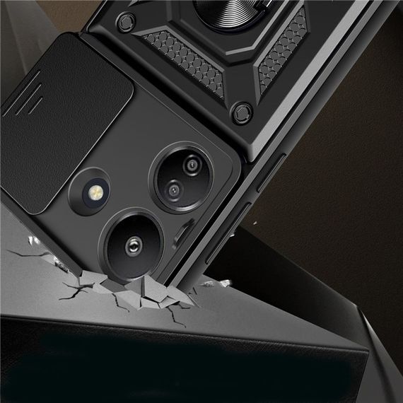 Чохол Defender з захистом камери для Xiaomi Redmi 13C / Poco C65 колір Чоний | Зображення 2