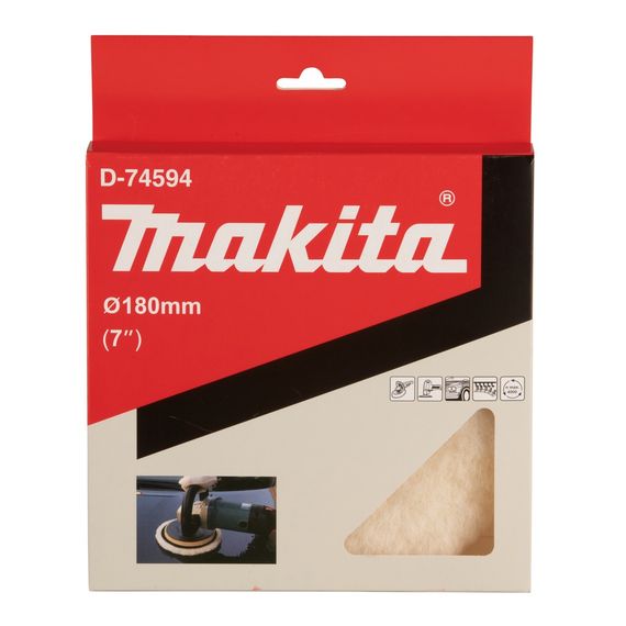 Диск полировочный шерстяной 180 мм Makita D-74594 | Зображення 1