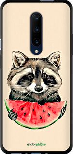 Чохол на OnePlus 7 Pro Єнотик з кавуном "4605b-1696-2448"