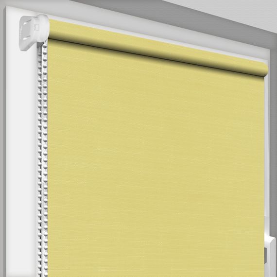 Рулонная штора Rolets Лён 1-602-1400 140x170 см открытого типа Золотистая