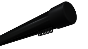 Импрессионный карниз для штор Аресто Черный 300 см.