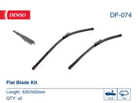 DF-074 DENSO - Комплект склоочисників Flat Blade Kit 630 / 560 мм