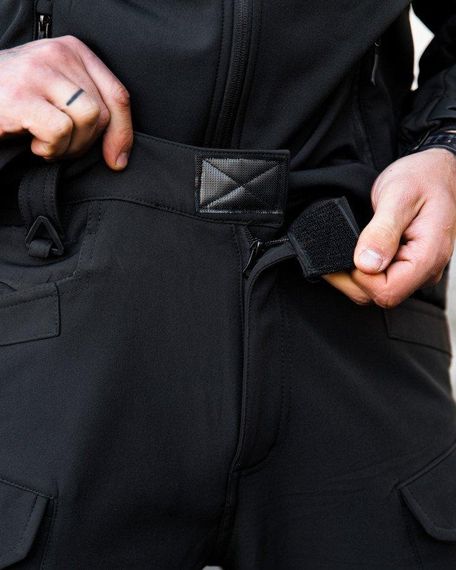 Міські тактичні штани MAXIMUS софтшел black ПП7981 | Зображення 4