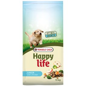Сухой корм для щенят с курицей Happy Life Junior with Chicken 10 кг