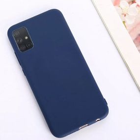 Чохол Candy Silicone для Samsung Galaxy A03s колір Синій