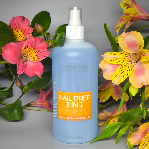 Універсальний засіб 3в1 Jerden Proff Nail Prep 500мл