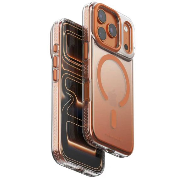 Чохол TPU+PC Puloka Resplendent with Magnetic Fit для Apple iPhone 17 Pro / 18 Pro (6.3") Orange