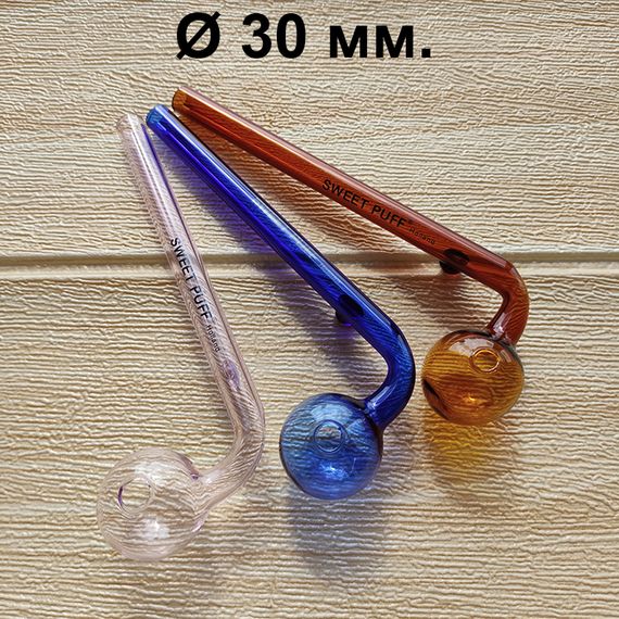 Стеклянная трубка для курения Turn Color Oil