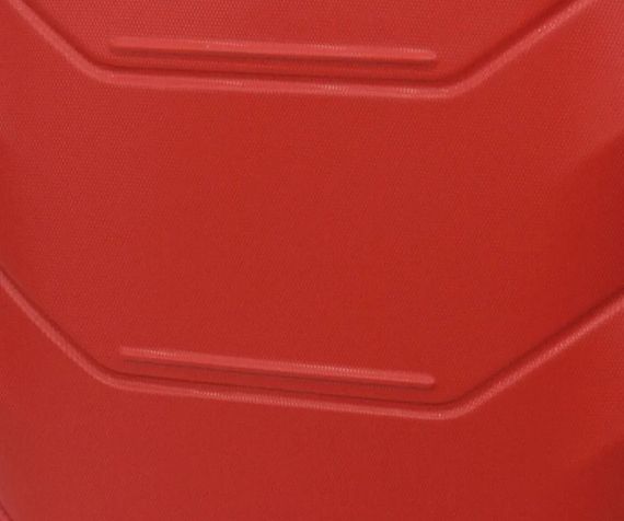 Набір валіз Bonro 2019 2 шт пластикові дорожні на колесах червоний (42401077) | Зображення 5