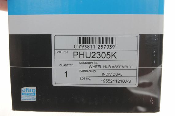 Подшипник ступицы передней Audi A4 A6 A8 Quattro 98-  PHU2305K | Зображення 3