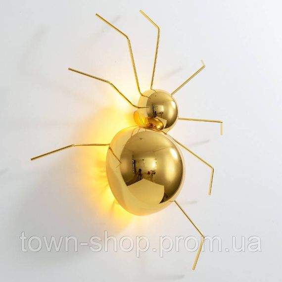 Бра настенное LED WB5062-k Латунь 27х30х9 см. | Зображення 4