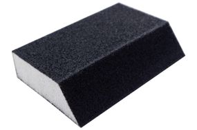 Губка шлифовальная Intertool - 110 x 75 x 25 мм x P240 трапеция (HT-0824)