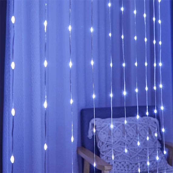 Гірлянда-водоспад 3x3 м 480LED, Xmas, Біла / Новорічна гірлянда штора XPRO (234560817_527) | Зображення 4