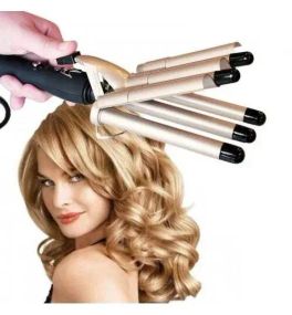 Тройная плойка Gemei 1988, щипцы для завивки, стайлер для волос