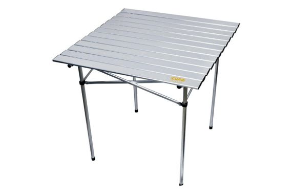 Стіл розкладний Гармошка з ламелей 70*70*68 см СИЛА 9607031