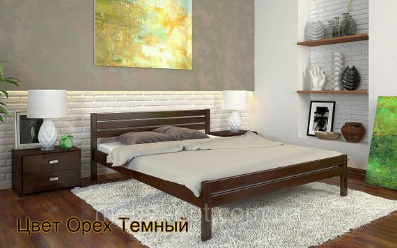 Дерев'яне ліжко Роял 90х190 см Arbor Drev двоспальне, 180х190 | Зображення 3