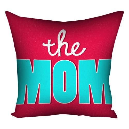 Подушка габардинова з принтом The Mom 30x30 (3P_FAM022)