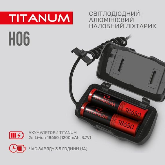 Налобний світлодіодний ліхтарик TITANUM TLF-H06 800Lm 6500K | Зображення 7