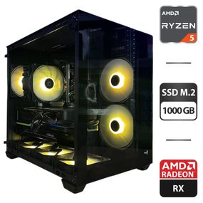 Збірка на замовлення:  ігровий ПК AeroCool Dryft Mini Tower / AMD Ryzen 5 7500F (6 (12) ядер по 3.7 - 5.0 GHz) / 32 GB DDR5/1000 GB SSD M.2/AMD Radeon RX 7800 XT, 16 GB GDDR6, 256-bit/800W