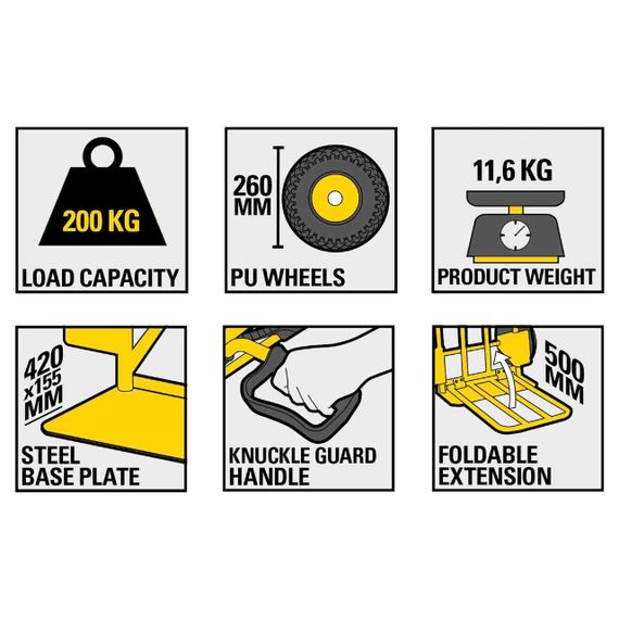 Візок складний вантажний STANLEY SXWT-HT535 | Зображення 2