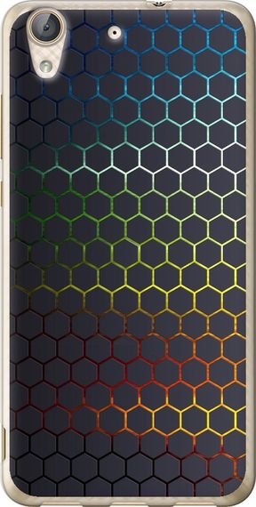 Чехол на Huawei Y6 II Переливающиеся соты "498u-338-17620"