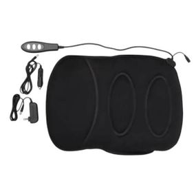 Накидка Міні масажна з підігрівом до автомобіля 12/220V Massage JB-616А LY57 Чорна