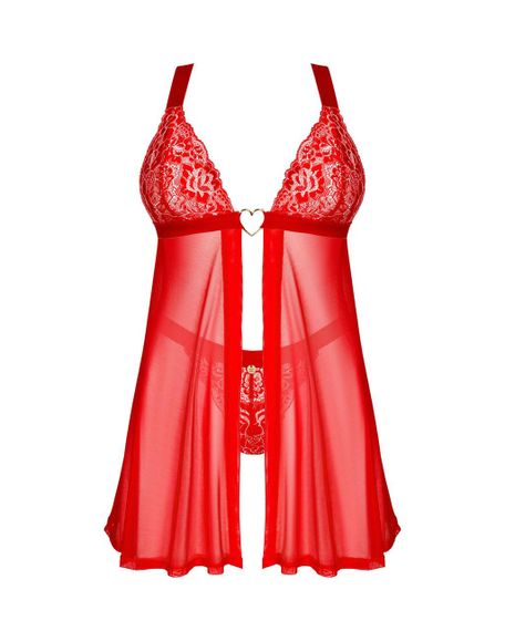 Бебі-дол Obsessive Elianes babydoll & thong XL/2XL Sex Aura | Зображення 2