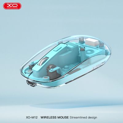 Мышка XO M12 Wireless Transparent/Blue (M12 Blue) | Зображення 6