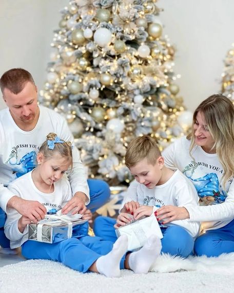 Піжама чоловіча "Family look" Носи своє 46 Білий (p-12640-141779) | Зображення 7
