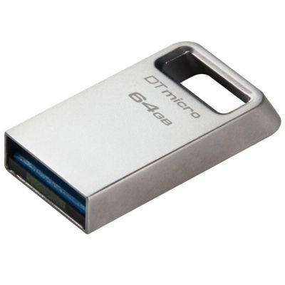 USB флеш накопитель Kingston 64GB DataTraveler Micro USB 3.2 (DTMC3G2/64GB) (DTMC3G2/64GB) | Зображення 1