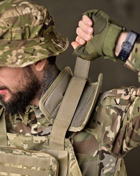 Тактическая плитоноска с четырьмя  точками быстрого сброса  Asdag пиксель ТТ2615 | Зображення 9