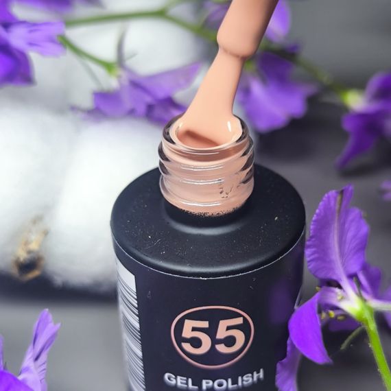 Гель-лак для ногтей Bee Nails 055 (бежево-персиковый) 8мл