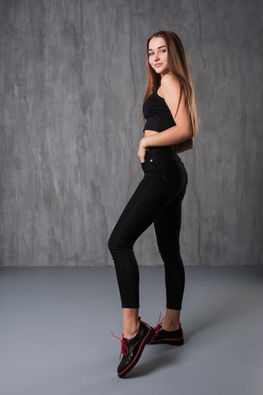 Туфли женские Fashion Linus 3796 37 размер 24 см Черный | Зображення 8