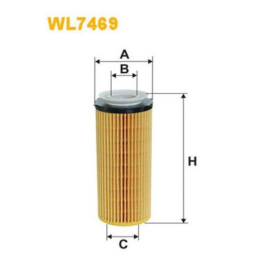 Фильтр масляный Wixfiltron WL7469