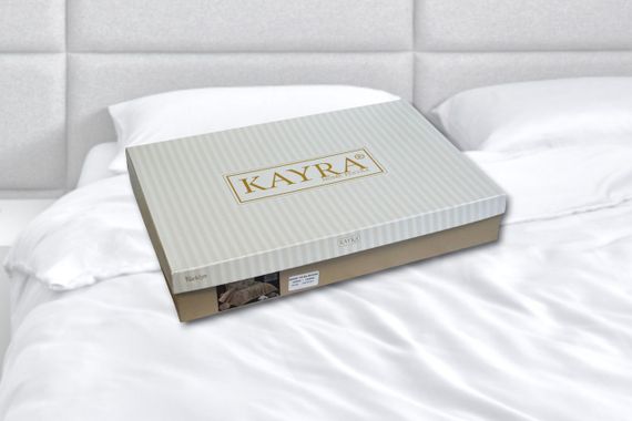 Покривало з бахромою Kayra 240х260 см. Bianca сіре | Зображення 5