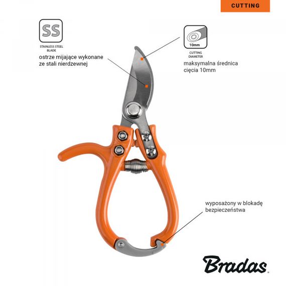 Секатор садовий Bradas V-SERIES для квітів D KT-V1011 | Зображення 2