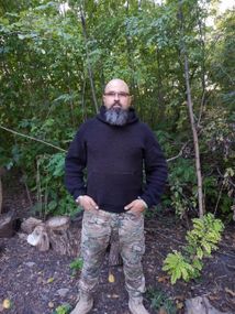 Худі чоловічі зимове "Затишне тепло в кожному дотику" AleX  SF-0006 Чорний, 44-46