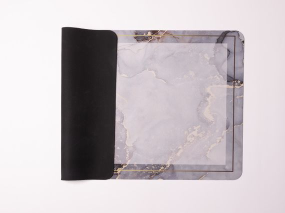 Набір килимків для ванної та туалету Grey Marble 50*80/40*50 см Yiwu HP-42-178 | Зображення 4