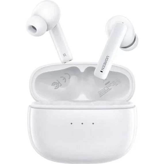 Бездротові навушники UGREEN WS106 HiTune T3 Active Noise-Cancelling Wireless Earbuds (White)(UGR-90206) | Зображення 1