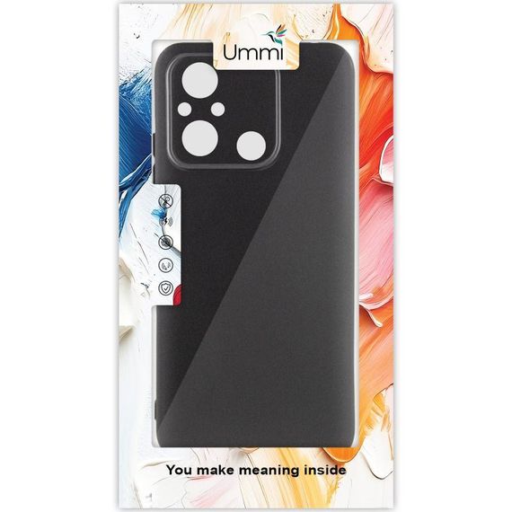 Чохол Silicone Cover Ummi Lakshmi Full Camera (AA) для Xiaomi Redmi 12C / Poco C55 Чорний / Black | Зображення 1