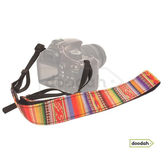 Ремінь нашийний для фото камери - Ethnic Straps Rainbow